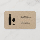Carte De Visite Expert Vin (Dos)
