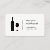 Carte De Visite Expert Vin (Dos)