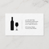 Carte De Visite Expert Vin (Dos)