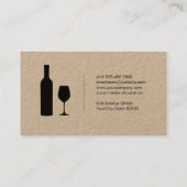 Carte De Visite Expert Vin (Dos)