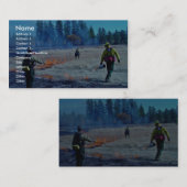 Carte De Visite expertise sur les incendies (Devant / Derrière)