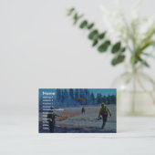 Carte De Visite expertise sur les incendies (Debout devant)