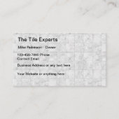 Carte De Visite Experts De La Vente Et De L'Installation De Carrea (Devant)