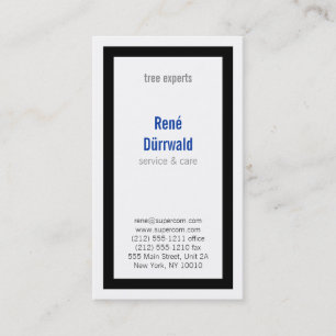 Carte De Visite Experts en arbres