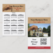 Carte De Visite Experts en matière d'objet immobilier de (Devant / Derrière)