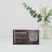 Carte De Visite Experts en menuiserie Charpentier professionnel (Debout devant)