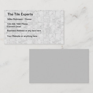 Carte De Visite Experts en vente et installation de carrelage