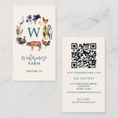 Carte De Visite Exploitation d'animaux d'élevage (Devant / Derrière)