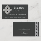 Carte De Visite Exploitation par centrifugation (Devant / Derrière)