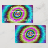 Carte De Visite Explosion de Tie Dye (Devant / Derrière)