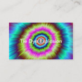 Carte De Visite Explosion de Tie Dye (Dos)