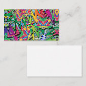 Carte De Visite Explosion d'une flèche de graffiti (Devant / Derrière)