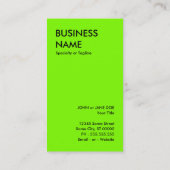 Carte De Visite explosion légère de planche à roulettes (Dos)