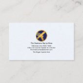 Carte De Visite Exportation du quadrant logistique global Creative (Dos)