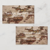 carte de visite exposé de brique (Devant / Derrière)