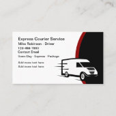 Carte De Visite Express Livraison le même jour Service de messager (Devant)
