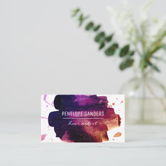 Carte De Visite Expressif brossé (Debout devant)