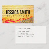 Carte De Visite Expressif moderniste (Devant / Derrière)