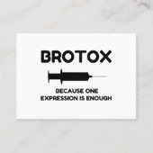 Carte De Visite Expression Botox (Devant)