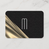 Carte De Visite Exquise Motif de l'or Drapery (Devant)