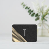 Carte De Visite Exquise Motif de l'or Drapery (Debout devant)