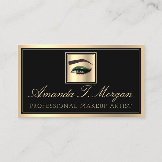 Carte De Visite Extension de la laisse de maquillage professionnel (Devant)