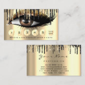 Carte De Visite Extension de maquillage à 6 pointes de fidélité (Devant / Derrière)