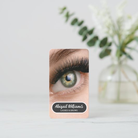 Carte De Visite Extension Eyelash (Debout devant)