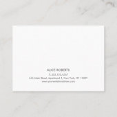 Carte De Visite Extension Lilac Lash simple Microblading Afcare (Dos)