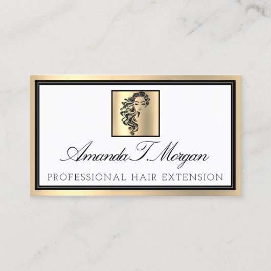 Carte De Visite Extension professionnelle Eyelash Hair Brosses Gol (Devant)