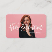 Carte De Visite Extension professionnelle moderne de cheveux photo (Devant)