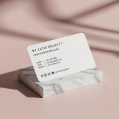 Carte De Visite Extension professionnelle moderne de cheveux photo