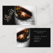 Carte De Visite Extensions de cils extrêmes beauté Consultant expe (Devant / Derrière)