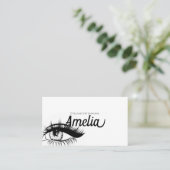 Carte De Visite Extensions de cils professionnelles & Microblading (Debout devant)