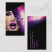 Carte De Visite Extensions Eyelash, Cosmetologue Lash, (Devant / Derrière)