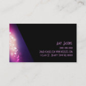Carte De Visite Extensions Eyelash, Cosmetologue Lash, (Dos)