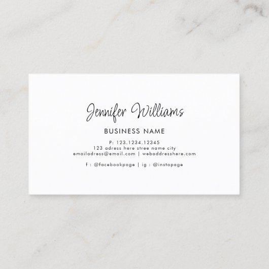 Carte De Visite Extensions Eyelash moderne QR Code noir et blanc (Dos)