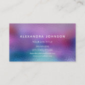 Carte De Visite Extensions Eyelash Pastel Iridescente (Dos)