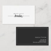 Carte De Visite Extensions Eyelash professionnelles et microblème (Devant / Derrière)