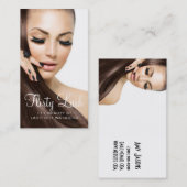 Carte De Visite Extensions Eyelash Salon de cosmétologiste Lash (Devant / Derrière)