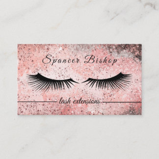 Carte De Visite Extensions Gold Eyelash Rose
