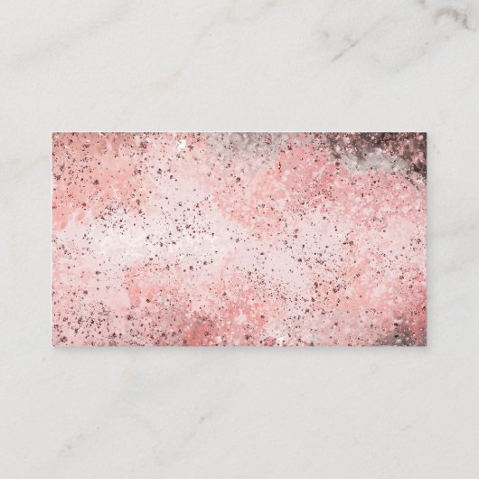 Carte De Visite Extensions Gold Eyelash Rose (Dos)