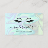 Carte De Visite Extensions holographiques modernes et élégantes (Devant)