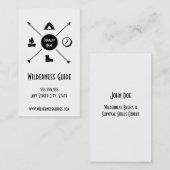 Carte de visite extérieur de guide de région (Devant / Derrière)