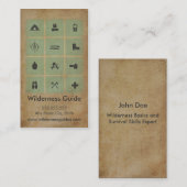 Carte de visite extérieur de guide de région (Devant / Derrière)