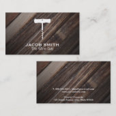 Carte De Visite Extérieur | Vin (Devant / Derrière)