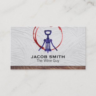 Carte De Visite Extérieur   Vin   Découpe en bois   Domaine