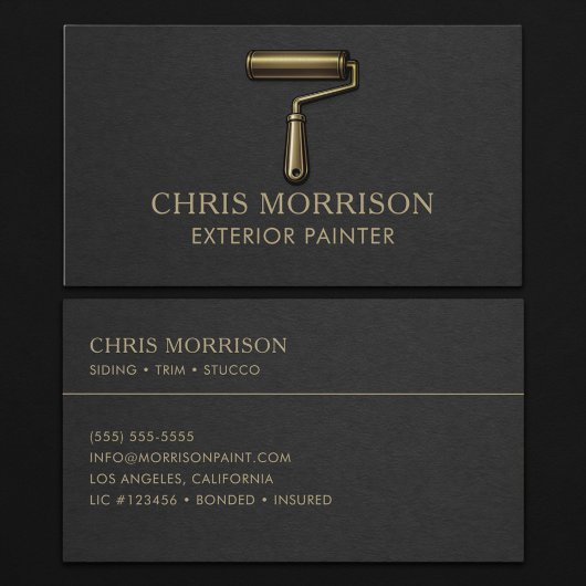 Carte De Visite Exterior Painter Professional 