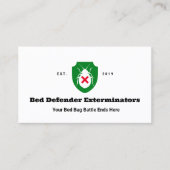 Carte De Visite Exterminateur de bogues de lit non toxique (Devant)