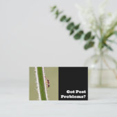 Carte De Visite Exterminateur de parasites pour les fourmis termit (Debout devant)